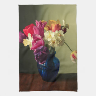 Flowers   Spring Flower Bouquet Kitchen Towel