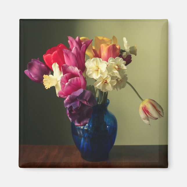 Flowers | Spring Flower Bouquet Magnet (Front)