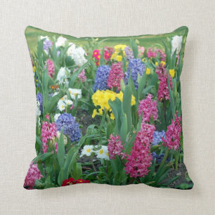 Flowers: Spring Flowers Throw Pillow