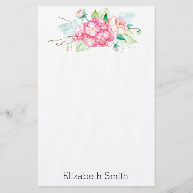 Flowers Stationery (Front)
