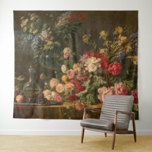 Flowers Still Life Fine Art Museum Mural Wall Tapestry