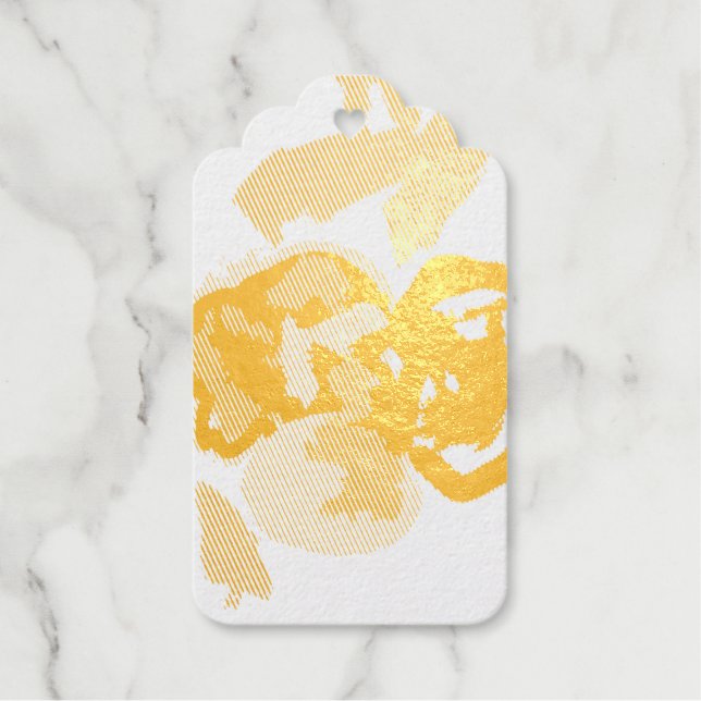 Flowers style gift tags (Front)