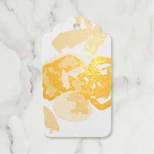 Flowers style gift tags