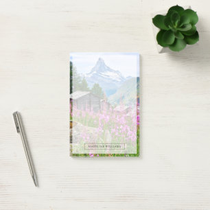 Flowers Summer Matterhorn Switzerland Post-it Notes