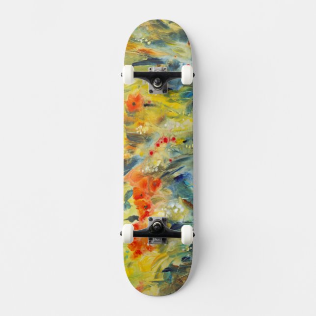 Flowers Sway II Skateboard (Front)