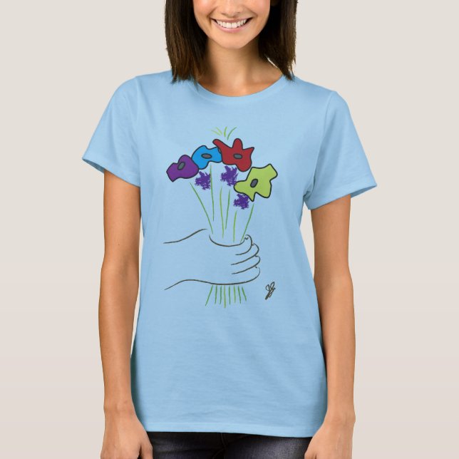 flowers t-shirt (Front)