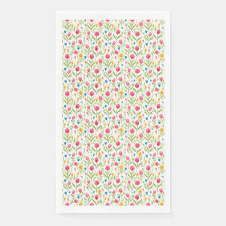 Flowers Teach Us Patience Napkin