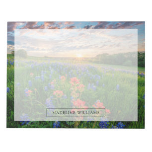 Flowers Texas Bluebonnets & Indian Paintbrush Notepad