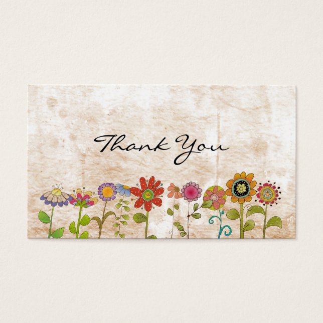 Flowers thank you (Front)