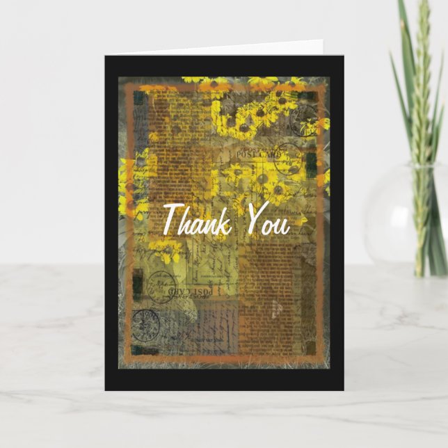 Flowers, Thank You Card (Front)