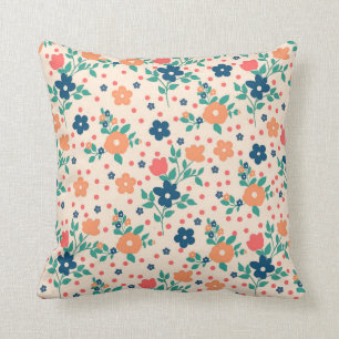 Flowers Throw Pillow