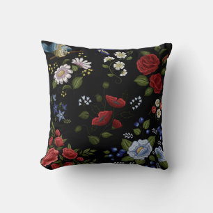 Flowers Throw Pillow