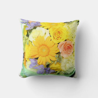 Flowers Throw Pillow