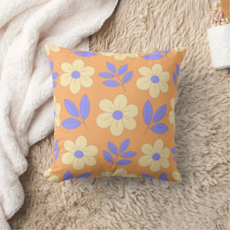 Flowers Throw Pillow