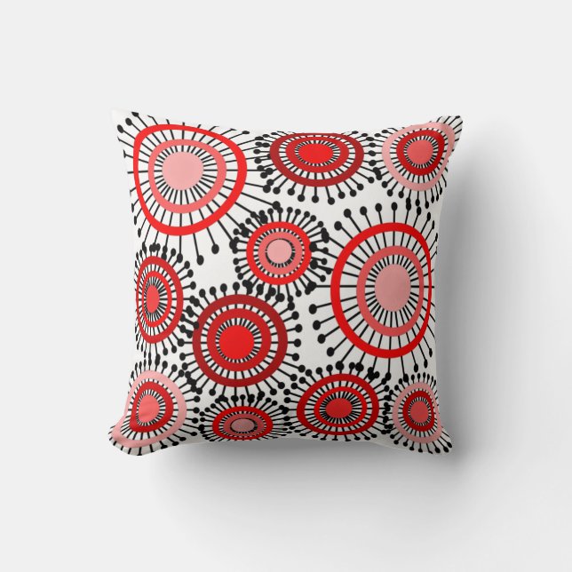 Flowers  throw pillow (Front)