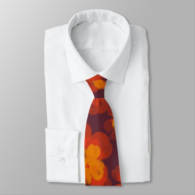 Flowers Tie (Tied)