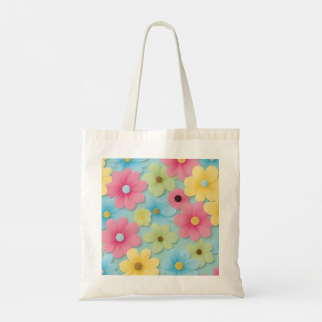 Flowers Tote Bag (Back)