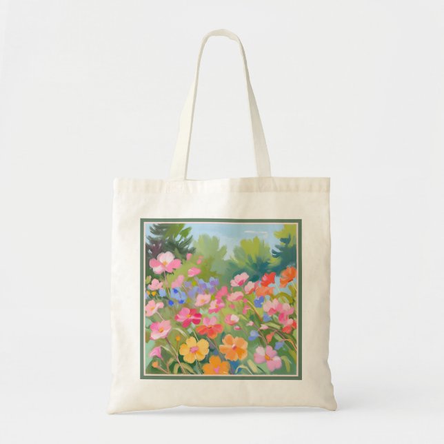 Flowers Tote Bag (Front)