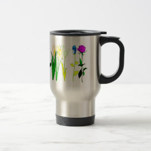 Flowers Travel Mug