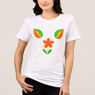 flowers Tri-Blend shirt