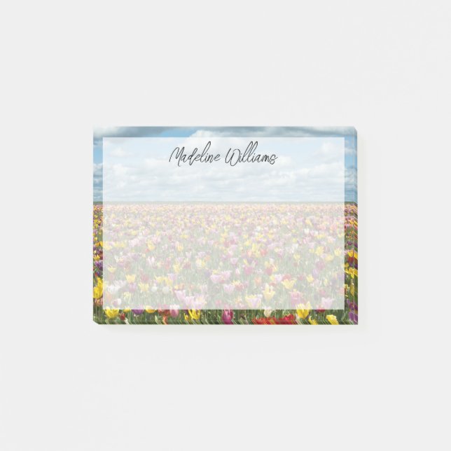 Flowers | Tulips Willamette Valley Oregon Post-it Notes (Front)