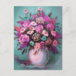 Flowers Vase Postcard