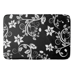  Flowers Vintage Girly Cute    Bath Mat