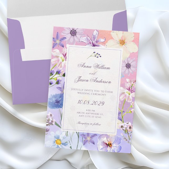 Flowers wedding invitation (Creator Uploaded)