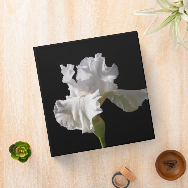 Flowers | White Iris Binder (In Situ)