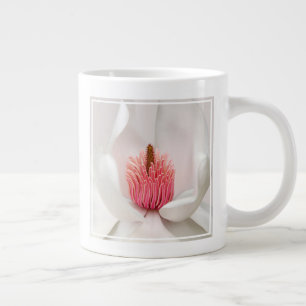 Flowers White Magnolia Large Coffee Mug