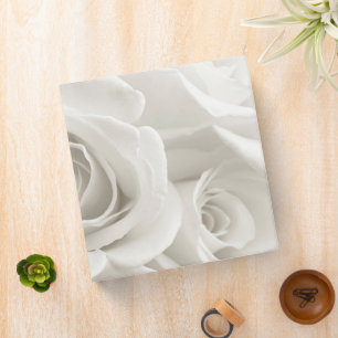 Flowers   White Roses Binder