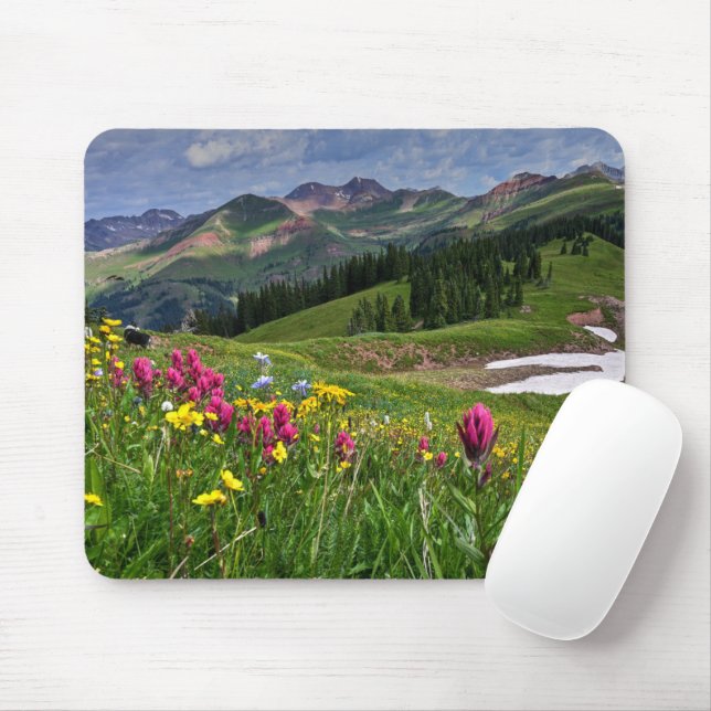 Flowers | Wildflowers Durango, Colorado Mouse Pad (With Mouse)