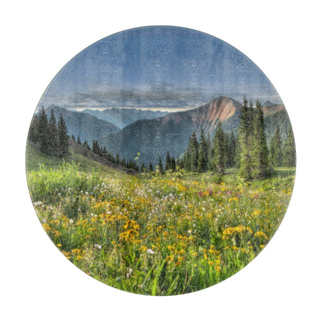 Flowers | Wildflowers Silverton Colorado Cutting Board (Front)