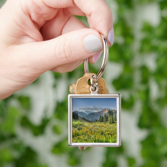 Flowers | Wildflowers Silverton Colorado Keychain (Hand)