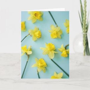 Flowers   Yellow Daffodils Card