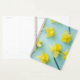 Flowers Yellow Daffodils Planner