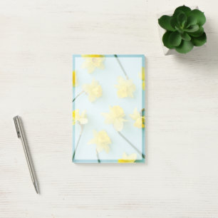 Flowers   Yellow Daffodils Post-it Notes