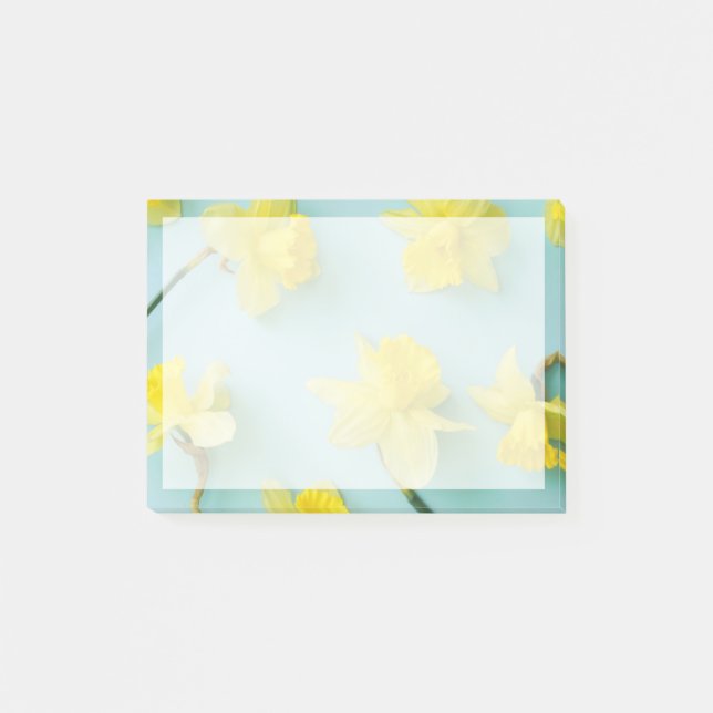 Flowers | Yellow Daffodils Post-it Notes (Front)