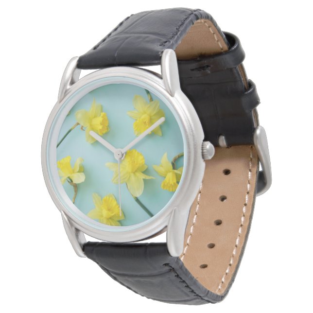Flowers | Yellow Daffodils Watch (Angled)