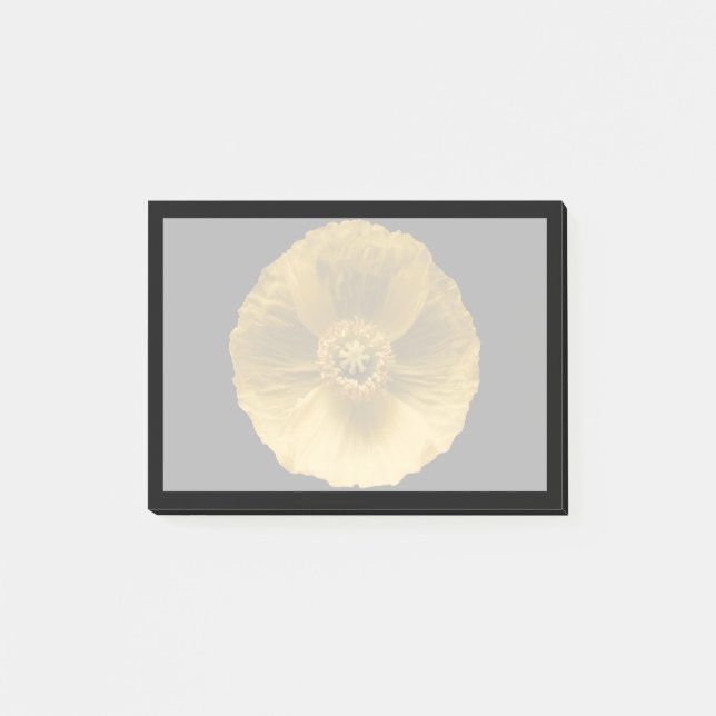 Flowers | Yellow Poppy Post-it Notes (Front)