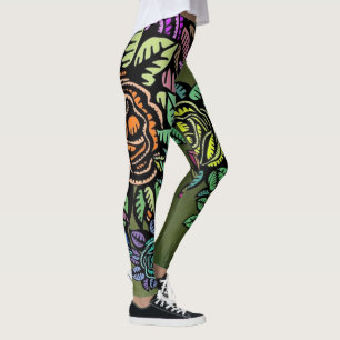 Flowers   Zazzle_Growshop. Leggings