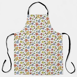 Flowery apron