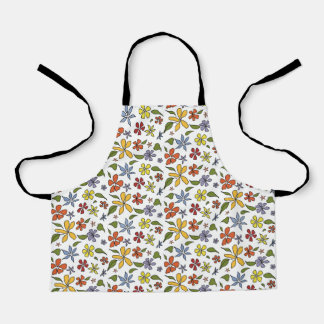 Flowery apron