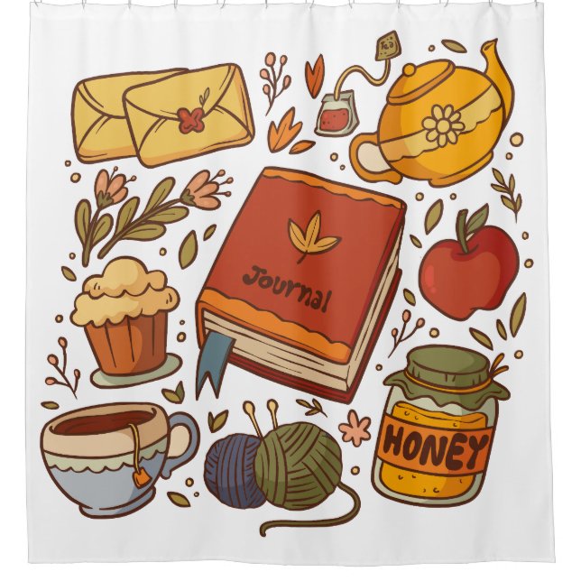 Flowery Books and Tea (Front)