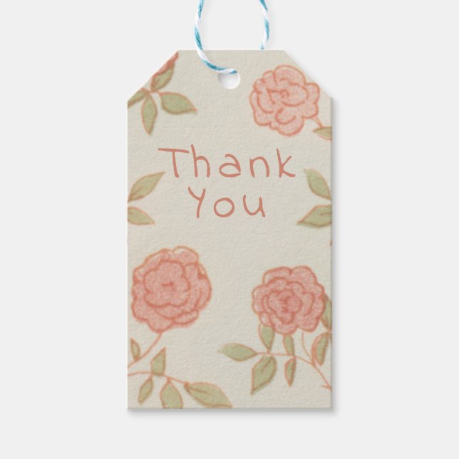 Flowery Gift Tags (Front)
