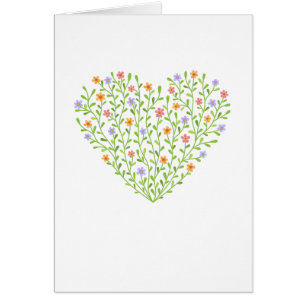 Flowery heart