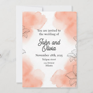 Flowery Invitation