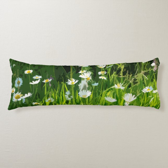 Flowery meadow body pillow (Front)