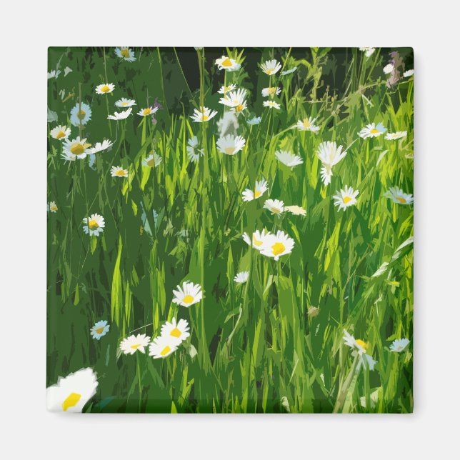 Flowery meadow magnet (Front)
