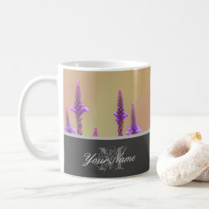 Flowery Monogram with floral spring feelings! Coffee Mug